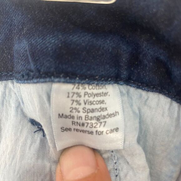 Nine West Jeans Bootcut Denim Women's Size 18 Blue 5-Pocket Mid Rise Medium Wash - Picture 15 of 16